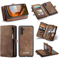 CaseMe Samsung Galaxy A13 5G A04s 4G Retro plånboksfodral Coffee