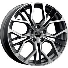 16" - 8.5" Bilfälgar GMP Matisse anthracite matt diamond 6.5x16 5/110.00 ET35 B65.1