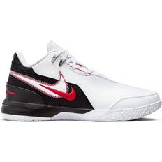 Lebron nxxt NIKE LeBron NXXT Gen AMPD M - White/University Red/Metallic Silver/Black