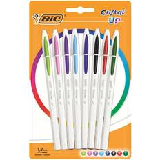 Bürobedarf Bic Kugelschreiber Cristal Up 0.35mm sortiert, 8er