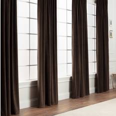 Chanasya Brown Velvet Panel Set 2 -Piece Partial