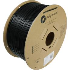 Polymaker 2.85mm3mm Tough PLA 2.85mm 3D Printer Filament, 3kg Black PLA Filament Cardboard Spool Polymaker PolyMax PLA 2.85 Black Filament 3D Filament High Impact Strength