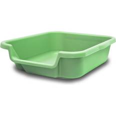 Cat Litter Box, Small Apple Green Color, Durable Safe Kitty Litter