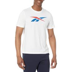 Reebok Men T-shirts Reebok Men's Graphic Series Vector T-Shirt, Medium, White/Red/Blue