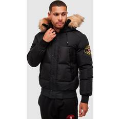 Clothing Aylmer Puffer Fur Hooded Bomber Jacket