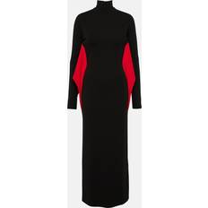 Ferragamo Dam Klänningar Ferragamo Mockneck Midi Dress - Black