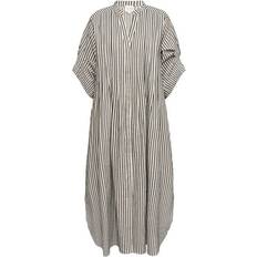 Gossia AlexaGO Jo Shirt Dress Lev. marts CREME/BLACK STRIPES