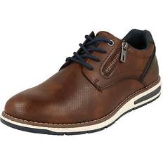 Faux Leather - Men Low Shoes Tom Tailor Schnürer Herren braun