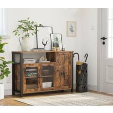 Noir Buffets Songmics Meuble De Rangement Vasagle 3 Portes 110 x 33 x 75 cm Buffet