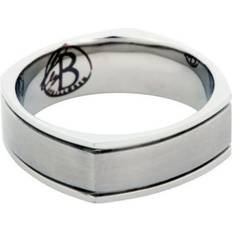 Herr - Rostfritt stål Ringar By Billgren Clifford Ring Steel Accessoarer Herr Silver mm
