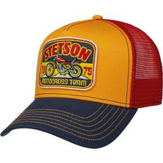 Stetson Orange Kasketter Stetson Motorcross Team Trucker Cap - Navy/Orange/Red