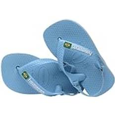 Blue Flip Flops Children's Shoes Havaianas Baby Brasil Logo II Sandale, Blue