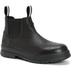 Muck Boot Mens Chore Farm Leather Chelsea 10 Black Coffee