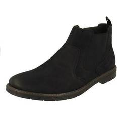 Rieker Herren 13092 Chelsea-Stiefel, Schwarz