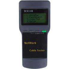 Cable Tester, Portable SC8108 RJ45 LAN Network Length Cable Tester