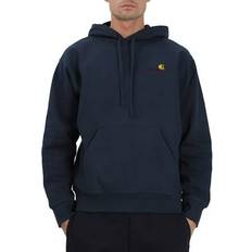 Carhartt Hooded American Script Sweat Mizar - Azul