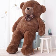 TeddyWay Stor Nallebjörn, Gosedjur, Leksak, 220 Cm, Mörkbrun, Nomo