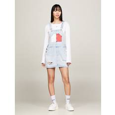 Tommy Hilfiger XXS Dresses Tommy Hilfiger Archive Colour-Blocked Denim Dungaree Dress DENIM LIGHT