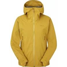 Geel - Schelpjas Jassen Rab Downpour Light Jacket Women sahara