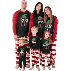 Underwear LazyOne Matching Family Pajamas Elf Christmas Pajamas for Family Festive Pj for Adults Kids Babies and Dogs