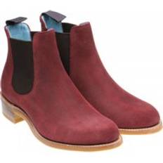 Purple - Women Chelsea Boots Herring Herring Tamara ladies rubber-soled Chelsea boots in Plum Suede