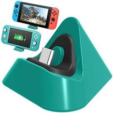 Charger Dock for Nintendo Switch/Switch OLED/Switch Lite, Portable Mini Charging Stand Charge Docking Station