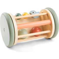 Done by Deer Wooden Rolling Activity Mirror Birdie