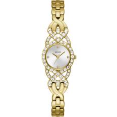 Guess Gold-Tone Crystal Analog Watch 23mm