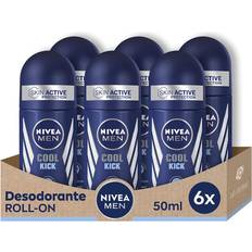 Hygienartiklar Nivea Men Roll-On Cool Kick Men Pack of 6