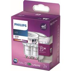 Philips LED Classic GU10 lampa, 35 W, reflektor, neutral vit, 2-pack