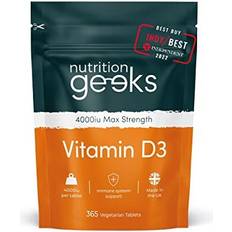 Nutrition Geeks Vitamin D 4000 iu 1 Year