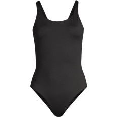 Casall Deep Racerback Swim Suit Black