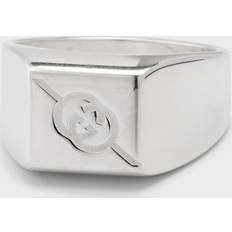 Gucci Men Rings Gucci Men's Tag RIng Chevalier, 19mm Silver