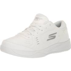 Skechers Women Racket Sport Shoes Skechers Womens Viper Court Smash Pickleball Shoes WHITE