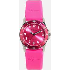 California Klockor California barnklocka gummiband, rosa 30 mm