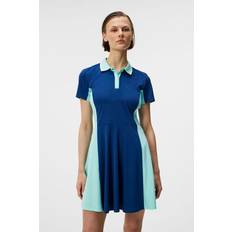 J.Lindeberg Kleider J.Lindeberg Dolores Dress Halbarm Kleid blau