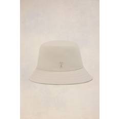 Ami Paris Accessories Ami Paris De Coeur Stud Bucket Hat Neutrals Unisex