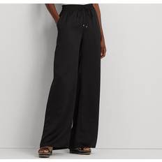 Ralph Lauren Pants Ralph Lauren Women's Wide-Leg Satin Pants Black