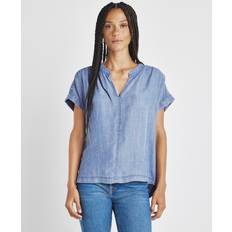 Short Blouses Splendid Wynne Indigo Blouse