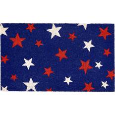 Entrance Mats Northlight Blue Americana Coir Star White