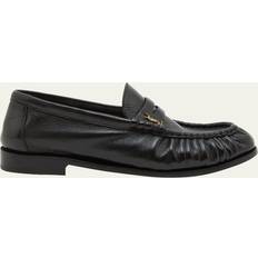 Saint Laurent Le Leather YSL Penny Loafers