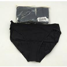Cotton High Leg Brief Underwear - Black
