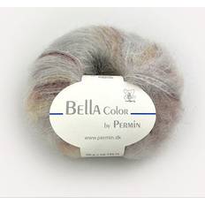 Permin Bella garn Mohairgarn med uldgarn & polyamid fv 883173 Beige/Karry/Brun