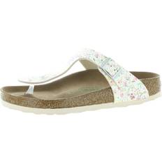 Birkenstock Vegan Watercolor Flowers Sandalias - White