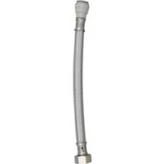 JG Speedfit John Guest FLX16P Flexi Tap Connector 15mm x 3/4in x 300mm Pack of 2 Silver