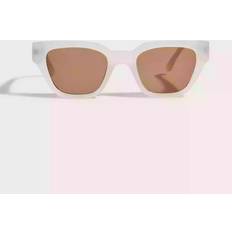Kaws Square Sunglasses - Cream/White