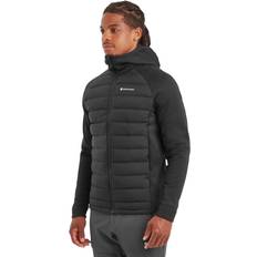 Montane Mens Composite Hoodie Hybrid Dunjakke Black
