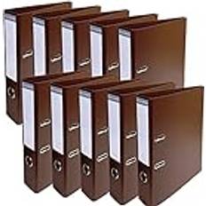 Office Supplies Exacompta Bright Colours Wide Lever Arch File A4 70 mm Brown 2 Rings