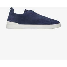 Zegna Sko Zegna Triple Stitch Sneaker Herren Blau