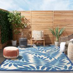 Carpets & Rugs Blue Elephant Flatweave 100% Polypropylene Rug 160 x 226 cm Blue